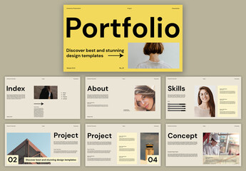 Pop Abstract Interactive Portfolio