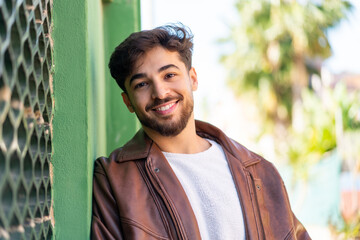 Handsome Arab man at outdoors