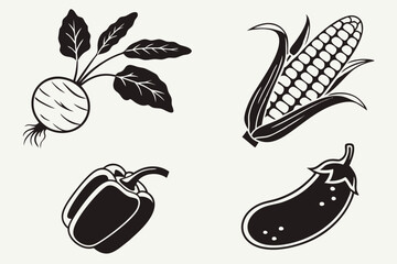 Fototapeta premium set of vegetables