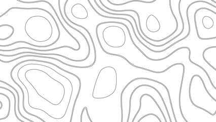 White Background with Black Contour Lines