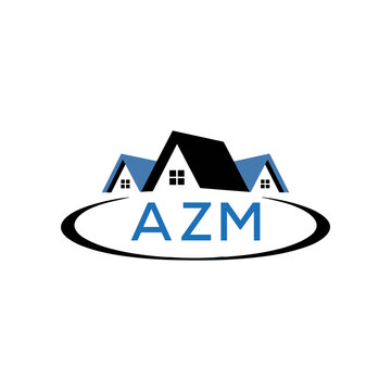 Initial AZM Letter Linked Logo for business and company identity. Modern AZM Letter Logo Vector Template with modern trendy golden logo.
