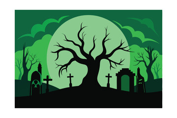 spooky halloween background