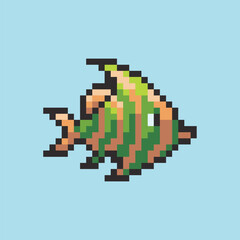 this is fish icon in pixel art with colorful color,this item good for presentations,stickers, icons, t shirt design,game asset,logo and project.