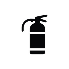 fire extinguisher icon vector on white background
