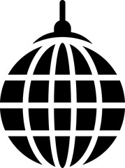 Rounded Filled Ceiling Lamp Icon