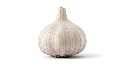 garlic isolated on white background