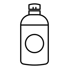 Minimalist bottle of cleaning product with a clean design