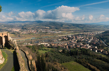 Orvieto panorama from above