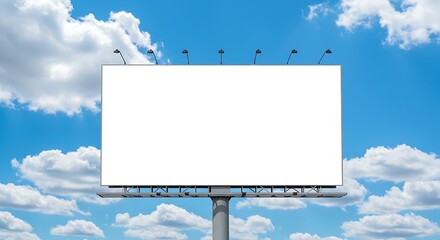 Fototapeta premium Blank Canvas, Azure Sky