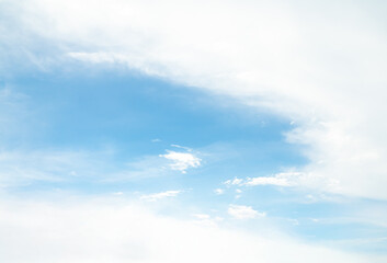 Sky cloud blue nature background paronama web cloudy summer winter season day, light beauty horizon spring brigth gradient calm abstract backdrop air nature view wallpaper landscape environment.