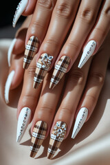 nail polish in the hand