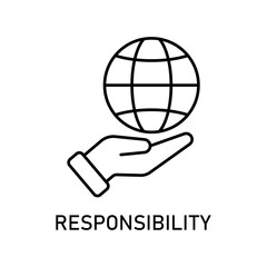 Icon a responsibility, isolated against a clean background.