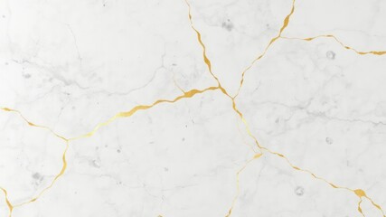 Obraz premium White textured background with shimmering gold veins creates a luxurious and elegant artistic surface