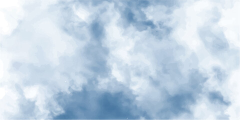Blue watercolor background for your design,soft sky cloud background, cloudscape sky clear cloud.White clouds on blue sky,
