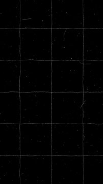 Vintage Grid Flicker Texture, Seamless Vertical Loop Animation