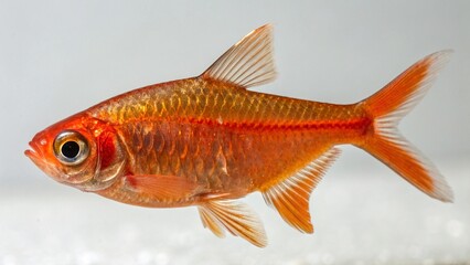 Obraz premium Ember Tetra on studio background