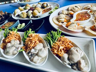 seafood on the table