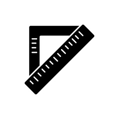 Ruler with Centimeter and Inch Markings Measurement Tool
