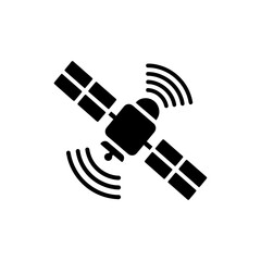Satellite with data wave digital information transmission