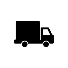Moving truck with open rear door ready for loading or unloading