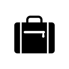 Suitcase with zip slightly open showing packed travel essentials