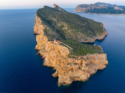 Faro de Llebeig en Sa Dragonera, Mallorca, Islas Baleares