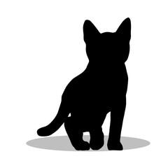 Bengal Cat silhouette, Double Bengal Cat set box icon, Bengal Cat illustration, silhouette, set icon, silhouette, Bengal Cat icon