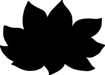 Silhouette Lotus Flower