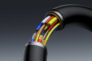 Data cable structure decomposition e-commerce line USB cable