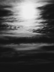 Abstract landscape with clouds