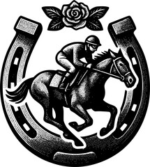 Racing Victory – Horse, Jockey, and the Symbol of Luck