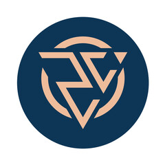 Creative simple Initial Monogram ZC Logo Designs.