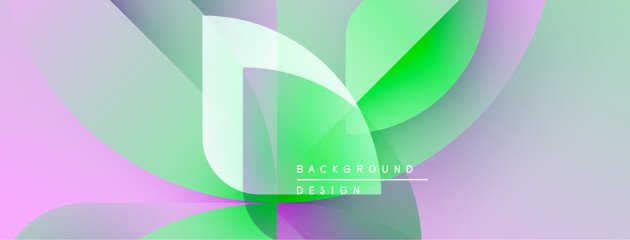 Abstract gradients blend, creating flowing shapes. Soft pinks, greens dominate design. Text reads background design. Minimalist aesthetic.