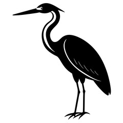 Fototapeta premium heron on the beach