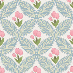 Floral pattern, seamless floral background, perfect for fabric and wall decoration.