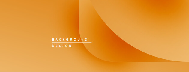 Abstract orange background. Smooth gradients create modern design. Minimalist aesthetic with text elements present. Simple, clean composition.