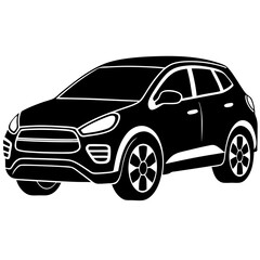 car silhouette vector