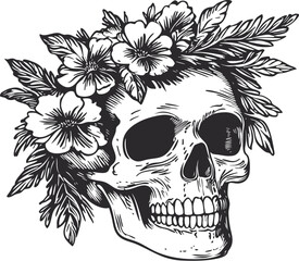 Obraz premium skull vector illustration