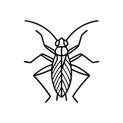 Tree Cricket Doodle - Order Orthoptera