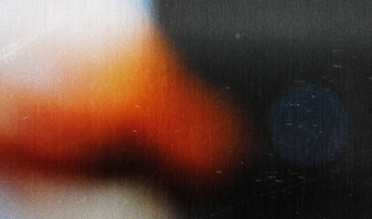 Abstract grunge scratched texture with grain and light leak effect to simulate old damaged camera film