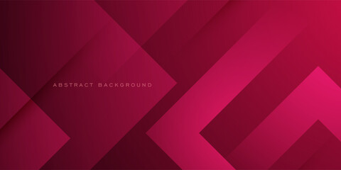 Obraz premium Abstract dark red overlap square arrow background. Papercut shapes pattern concept. Eps10 vector