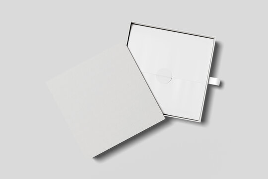 Clean Gift Box Mockup