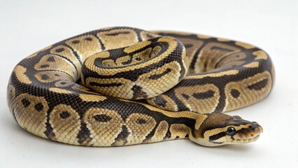 Obraz premium Enchi Ball Python on studio background