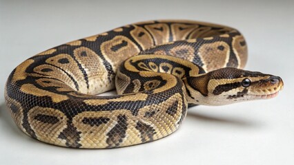 Obraz premium Enchi Ball Python on studio background
