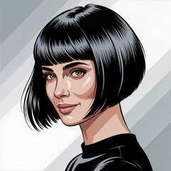 women's haircut
