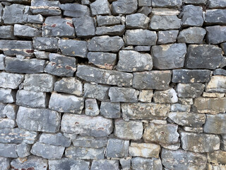 Old masonry stone wall texture