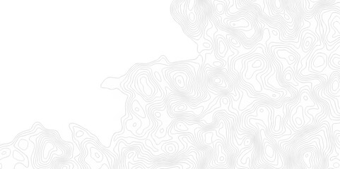 Obraz premium Contour abstract map relief land outline. Topographic map patterns. White wave paper curved reliefs abstract background. Background of the topography map. Abstract pattern with lines. 