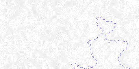 Contour abstract map relief land outline. Topographic map patterns. White wave paper curved reliefs abstract background. Background of the topography map. Abstract pattern with lines.	
