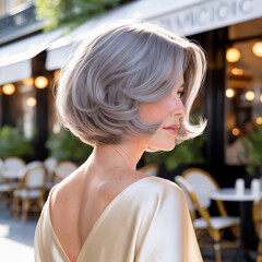 women's haircut