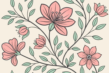 seamless floral background